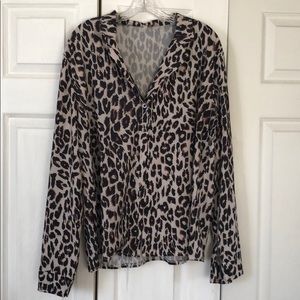 Leopard Print Blouse